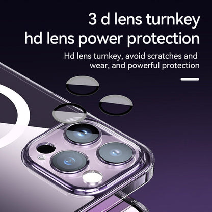 For iPhone 14 Plus SULADA Jingpin Series All-inclusive Lens Electroplated TPU Phone Case(Blue)