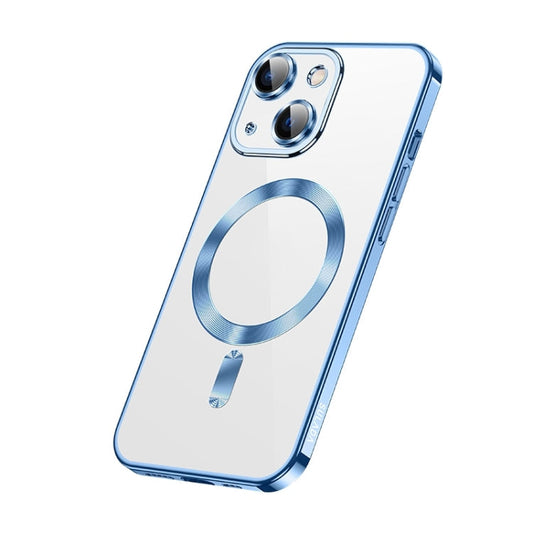 Pour iPhone 13 SULADA Coque souple antichoc en TPU plaqué (Bleu)