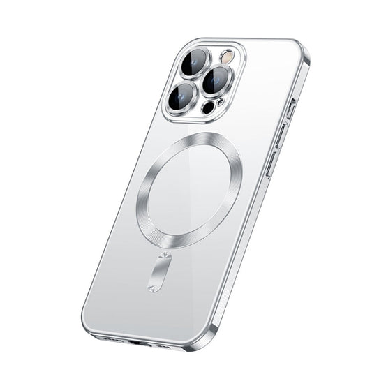 Pour iPhone 13 Pro SULADA Placage TPU Antichoc Coque Souple (Argent)