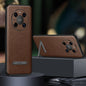 For Huawei Mate 40 Pro SULADA Invisible Bracket Leather Back Cover Phone Case(Brown)