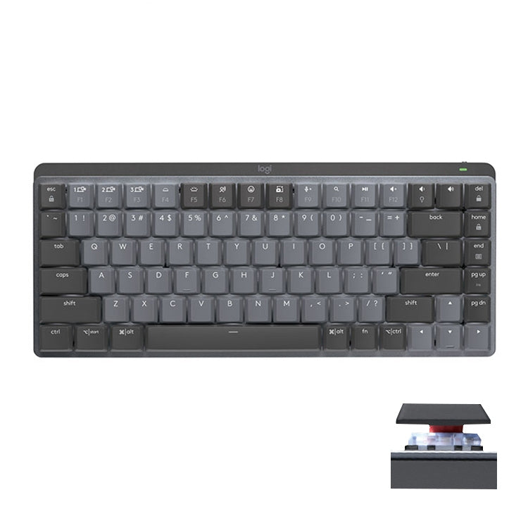 Logitech MX Mechanical Mini Wireless Bluetooth Dual Mode Keyboard with Logi Bolt USB Receiver(Red Axis)