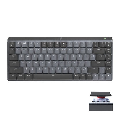 Logitech MX Mechanical Mini Wireless Bluetooth Dual Mode Keyboard with Logi Bolt USB Receiver(Red Axis)