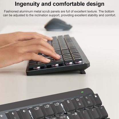 Logitech MX Mechanical Mini Wireless Bluetooth Dual Mode Keyboard with Logi Bolt USB Receiver(Red Axis)