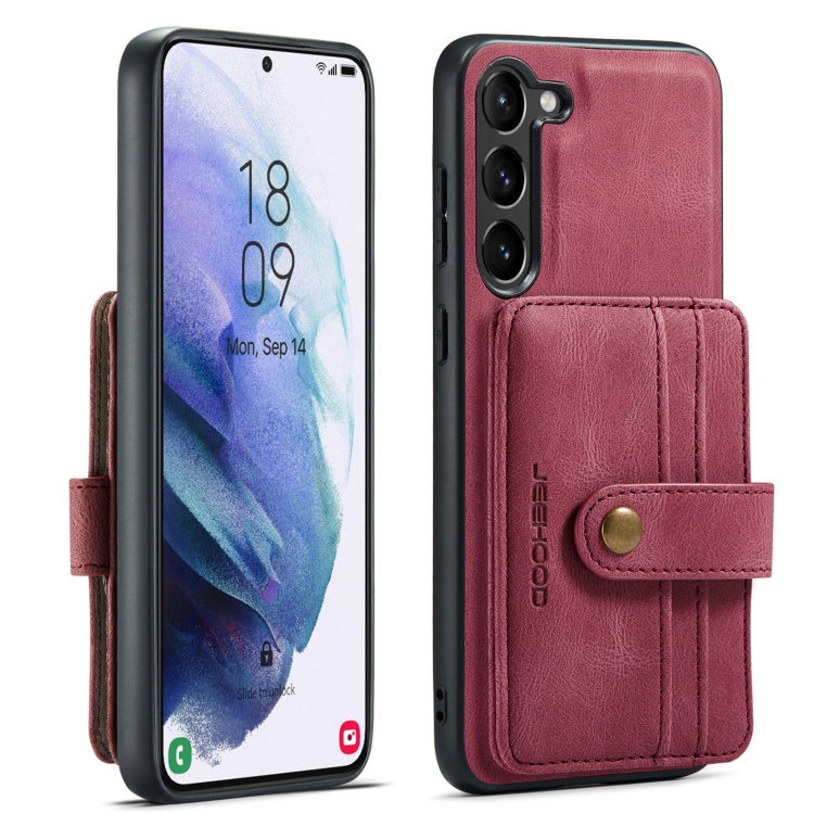 Pour l'étui de téléphone magnétique anti-vol JEEHOOD avec blocage RFID pour Samsung Galaxy S24 5G (rouge)