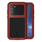 For Samsung Galaxy S23+ 5G LOVE MEI Metal Shockproof Life Waterproof Dustproof Phone Case(Red)