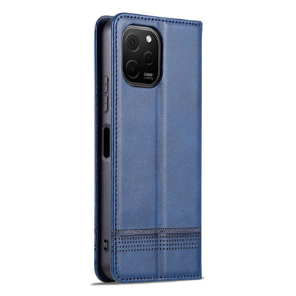 For Huawei Enjoy 50z AZNS Magnetic Calf Texture Flip Leather Phone Case(Dark Blue)