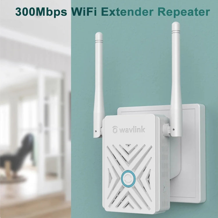 Wavlink WN578W2 300Mbps 2.4GHz WiFi Extender Repeater Home Wireless Signal Amplifier(UK Plug)