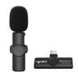 HXSJ F18 Microphone Lavalier Sans Fil 2.4G USB-C/Type-C avec Réduction du Bruit (Noir)