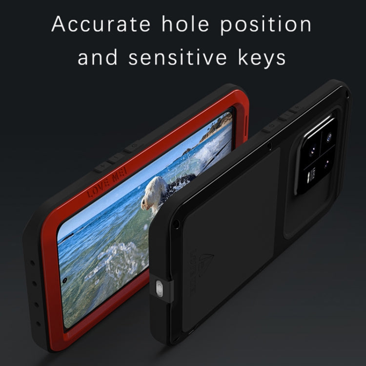 Pour Xiaomi 13 Pro LOVE MEI Coque de Téléphone Métal Anti-choc Étanche à la Poussière et aux Éclaboussures (Jaune)