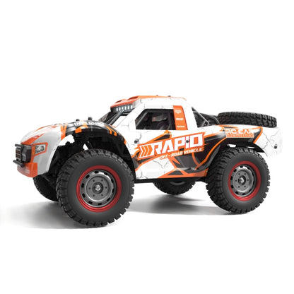 Voiture RC JJR/C Q130 tout-terrain brushless à quatre roues motrices et haute vitesse (Orange)