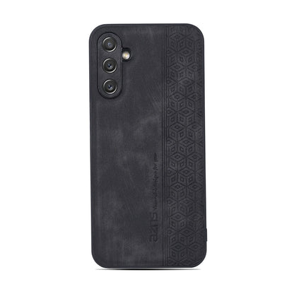 For Samsung Galaxy A24 4G AZNS 3D Embossed Skin Feel Phone Case(Black)