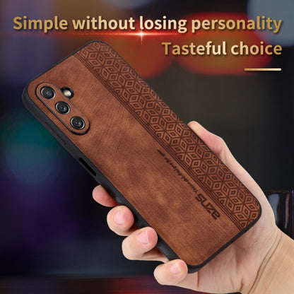 For Samsung Galaxy A24 4G AZNS 3D Embossed Skin Feel Phone Case(Black)