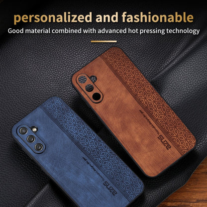 For Samsung Galaxy A24 4G AZNS 3D Embossed Skin Feel Phone Case(Black)