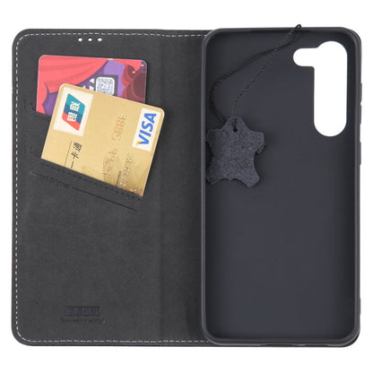 For Samsung Galaxy S23 5G GEBEI Top-grain Horizontal Flip Leather Phone Case(Black)