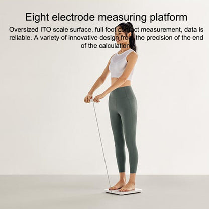 Original Xiaomi Mijia S800 Eight Electrode Body Fat Scale WiFi Bluetooth APP Support(White)