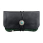 FIREDOG CL91 Portable Handmade Sheepskin Genuine Leather Tobacco Bag(Dark Green)