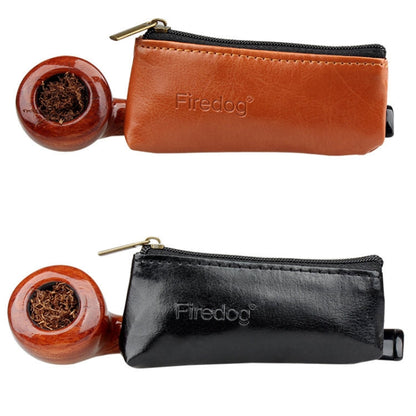 FIREDOG CL-45 Portable Moisture Pipe Tobacco Bag(Brown)