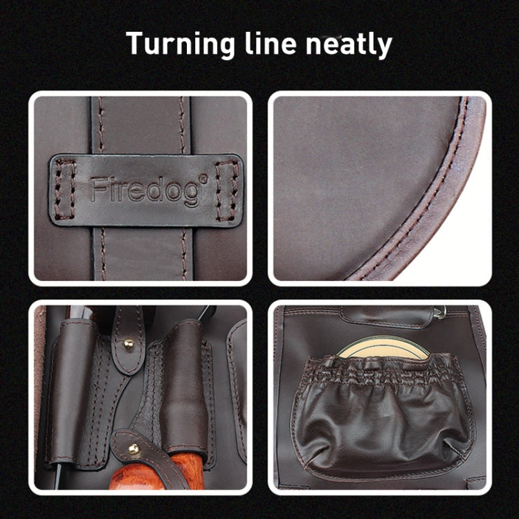 FIREDOG CL08 Leather Pipe Tobacco Storage Bag(Brown Rope)