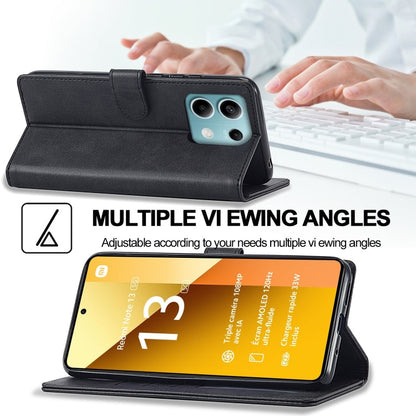For Xiaomi Redmi Note 13 Pro 5G LC.IMEEKE Calf Texture Leather Phone Case(Black)