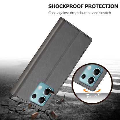 For Xiaomi Redmi Note 13 Pro 5G LC.IMEEKE Calf Texture Leather Phone Case(Grey)