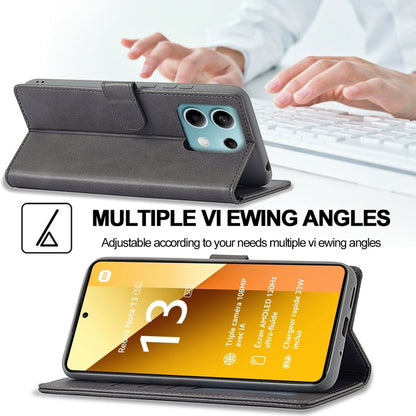 For Xiaomi Redmi Note 13 Pro 5G LC.IMEEKE Calf Texture Leather Phone Case(Grey)