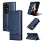 For Honor 200 Pro AZNS Magnetic Calf Texture Flip Leather Phone Case(Dark Blue)