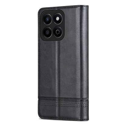 For Honor Play 60 Plus AZNS Magnetic Calf Texture Flip Leather Phone Case(Black)