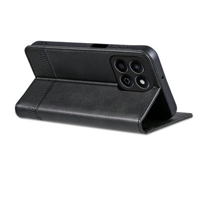 For Honor Play 60 Plus AZNS Magnetic Calf Texture Flip Leather Phone Case(Black)