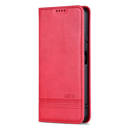 For Honor Play 60 Plus AZNS Magnetic Calf Texture Flip Leather Phone Case(Red)
