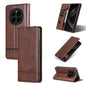 For Honor Magic7 AZNS Magnetic Calf Texture Flip Leather Phone Case(Dark Brown)