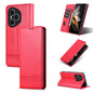 For Honor 400 Pro 5G Global 160.8mm AZNS Magnetic Calf Texture Flip Leather Phone Case(Red)