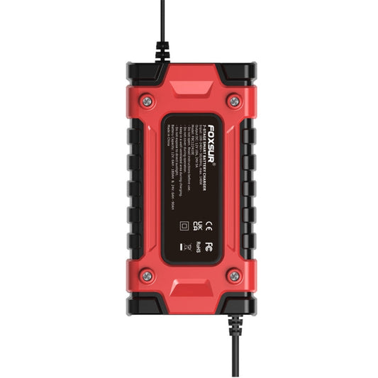 FOXSUR 12V / 24V / 10A Car / Motorcycle Battery Smart Repair Lead-acid Battery Charger, Plug Type:AU Plug