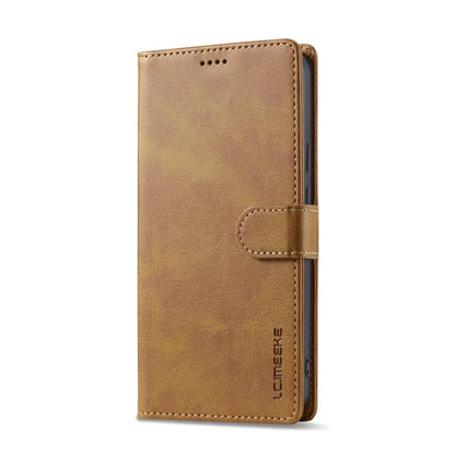 For Google Pixel 10 Pro XL LC.IMEEKE Calf Texture Flip Leather Phone Case(Yellow)