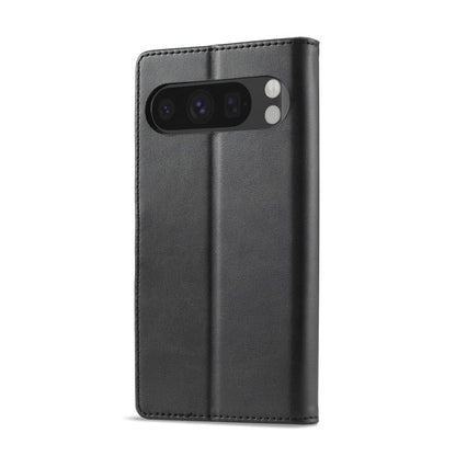 For Google Pixel 10 / 10 Pro LC.IMEEKE Calf Texture Flip Leather Phone Case(Black)