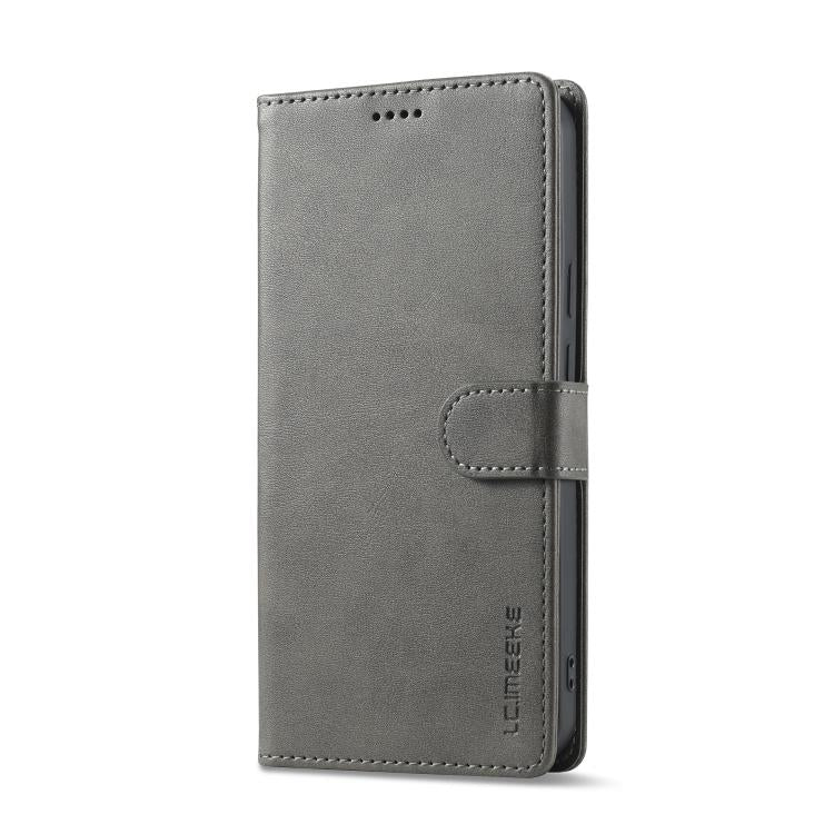 For Google Pixel 10 / 10 Pro LC.IMEEKE Calf Texture Flip Leather Phone Case(Grey)