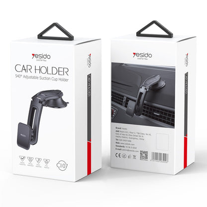 Yesido C107 Car Suction Cup Magsafe Magnetic Phone Holder(Black)