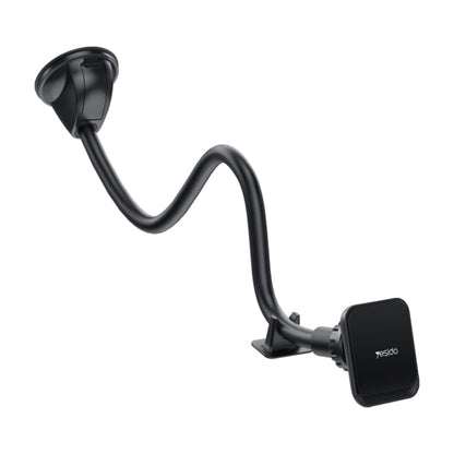 Support de téléphone magnétique Yesido C109 Magsafe à ventouse pour pare-brise de voiture, rotation à 360 degrés (noir)