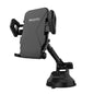 Support de téléphone de voiture pliable Yesido C40 avec clip automatique et rotation à 360 degrés (noir)