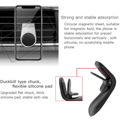 Yesido C64 Car Air Vent Strong Magnetic Phone Holder(Black)