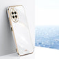 For Huawei Nova 14 XINLI Straight Edge 6D Electroplate TPU Phone Case(White)