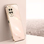 For Huawei Nova 14 XINLI Straight Edge 6D Electroplate TPU Phone Case(Pink)