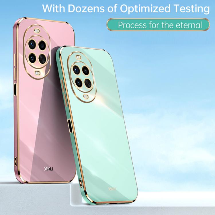 For Huawei Nova 14 Ultra XINLI Straight Edge 6D Electroplate TPU Phone Case(Celestial Blue)