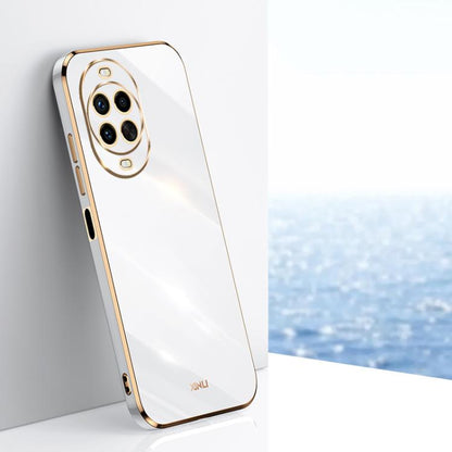 For Huawei Nova 14 Ultra XINLI Straight Edge 6D Electroplate TPU Phone Case(White)
