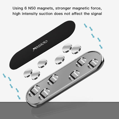 Yesido C83 Car Strong Magnetic Phone Holder(Silver)