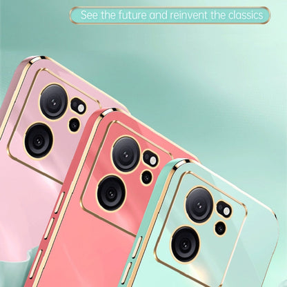 For Xiaomi Redmi K60 Ultra / Mi 13T XINLI Straight Edge 6D Electroplate TPU Phone Case(White)