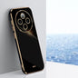 Pour vivo Y300 Pro XINLI Coque de téléphone en TPU électrolytique 6D à bords droits (noir)