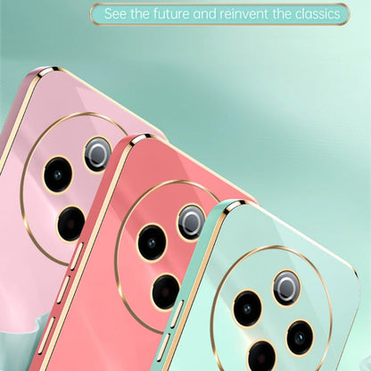 For vivo Y300 Pro XINLI Straight Edge 6D Electroplate TPU Phone Case(Hawthorn Red)