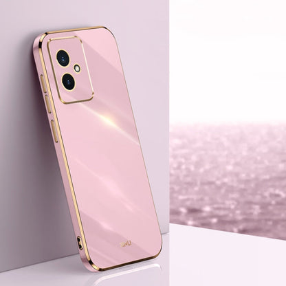 Pour Honor 100 Coque de téléphone en TPU électrolytique 6D à bords droits XINLI (Violet cerise)
