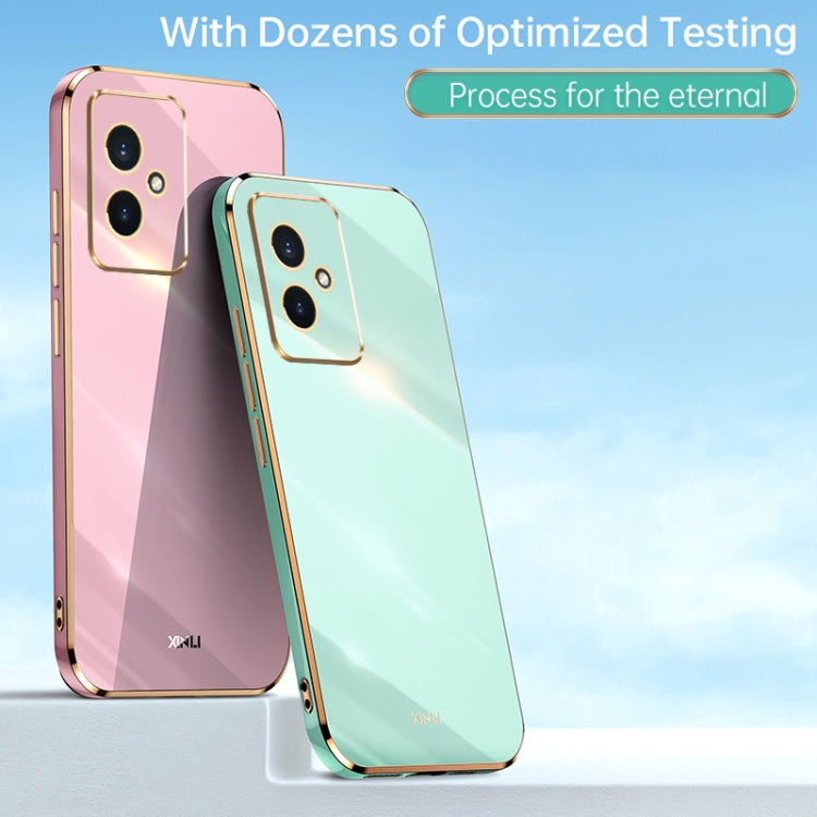 Pour Honor 100 Coque de téléphone en TPU électrolytique 6D à bords droits XINLI (Violet cerise)