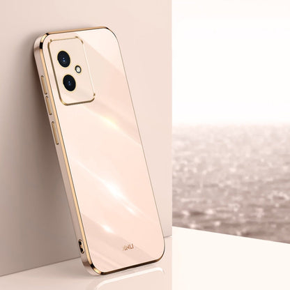 Pour le Honor 100 Coque de téléphone en TPU électrolytique 6D à bords droits 100 XINLI (Rose)